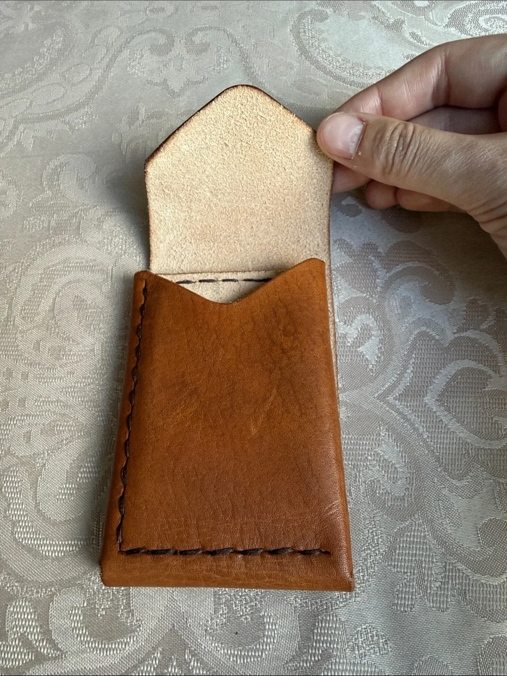 Oldis Road Oldis One Light Golden Honey Full Grain Leather Wallet